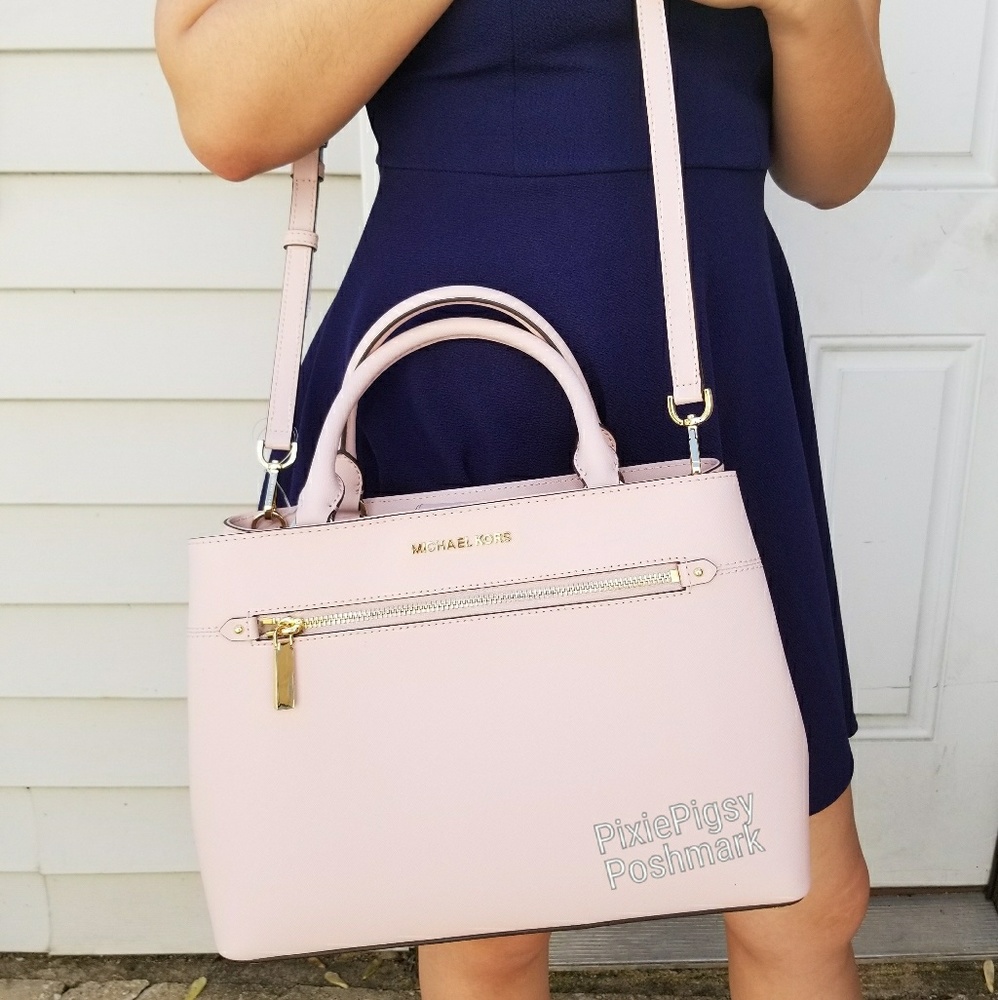 Michael Kors Hailee Blossom Satchel Crossbody Bag